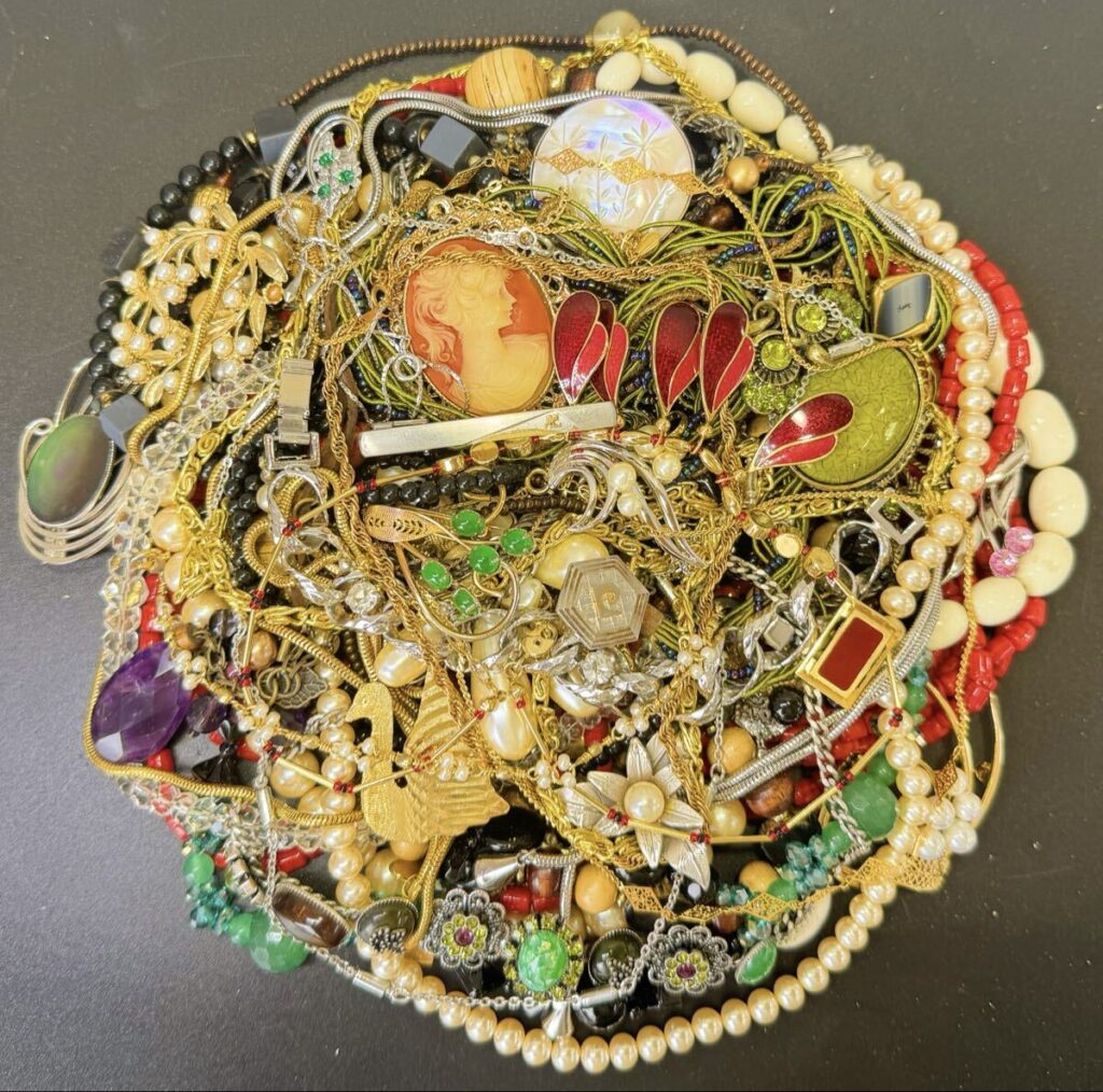 大量 アクセサリー ネックレス パール 指輪 ブローチ シルバー