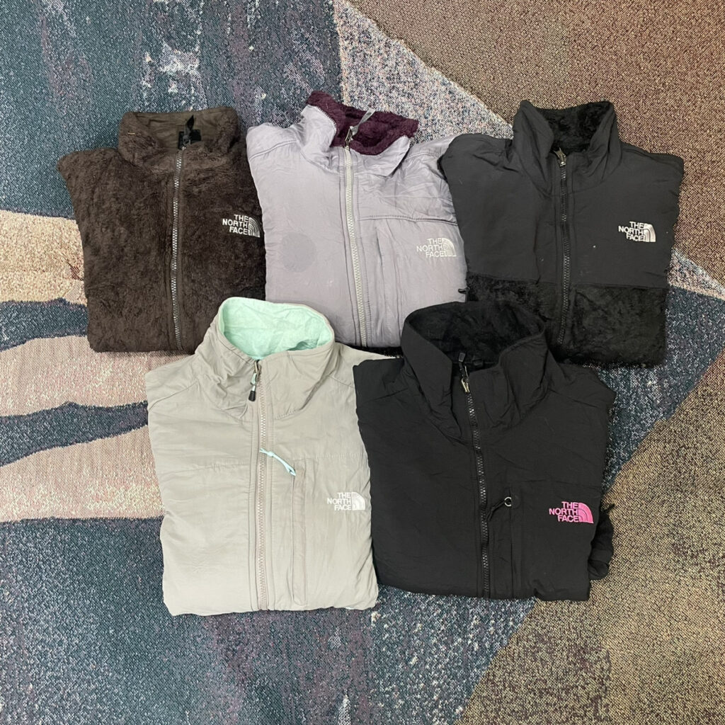 古着 まとめ売り ノースフェイス フリースジャケット 5枚セット