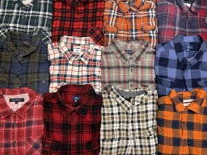 USA古着 長袖 ネルシャツ 2XL サイズ 12枚 セット
