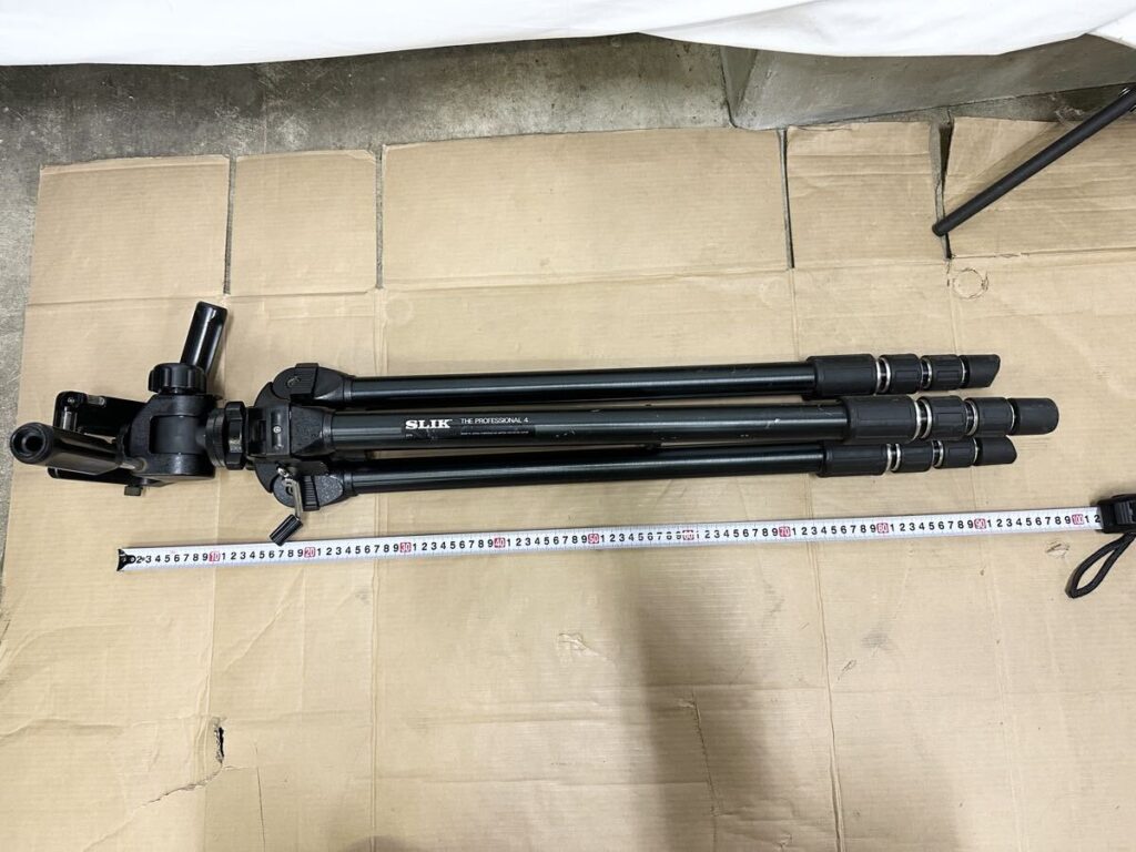 SLIK THE PROFESSIONAL 4 三脚 雲台付き
