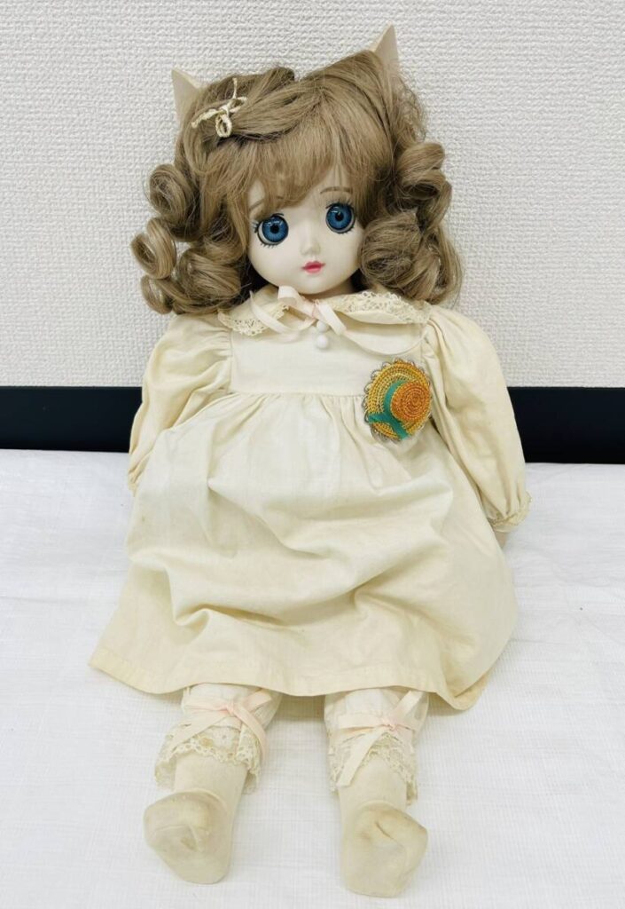 ビスクドール 綿の国星 チビ猫 女の子 少女 ドール 人形