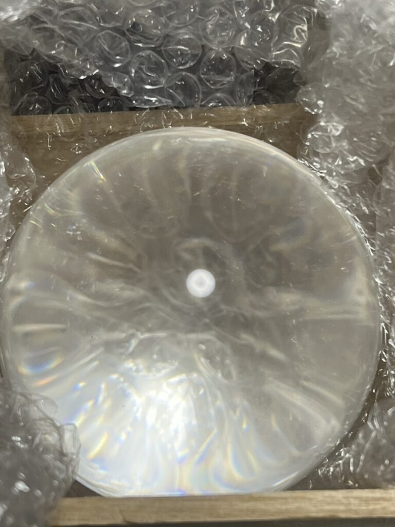 熔水晶球 10.8cm 鑑定書付き 台座・共箱付き 占い用