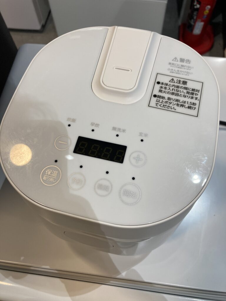 マクスゼン 2024年製 2合炊き炊飯器 中古品販売