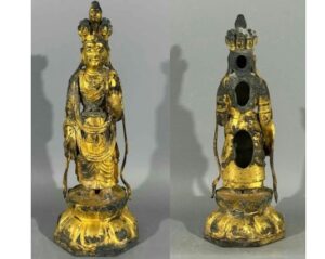 高麗銅塗金仏像