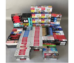 ハイポジ カセットテープ 159本分