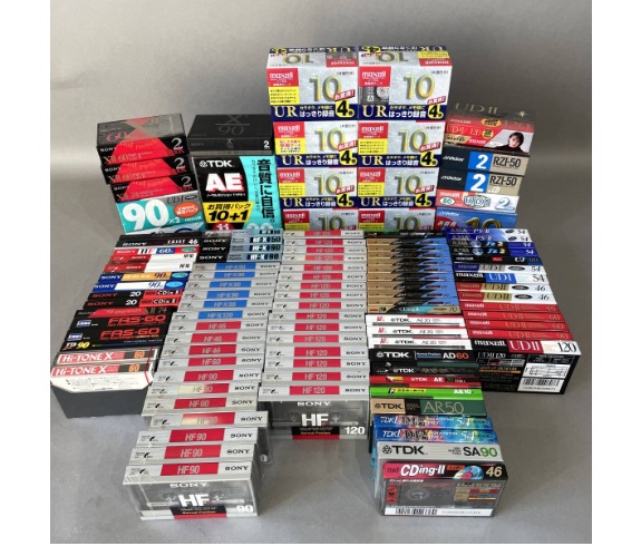 ハイポジ カセットテープ 159本分