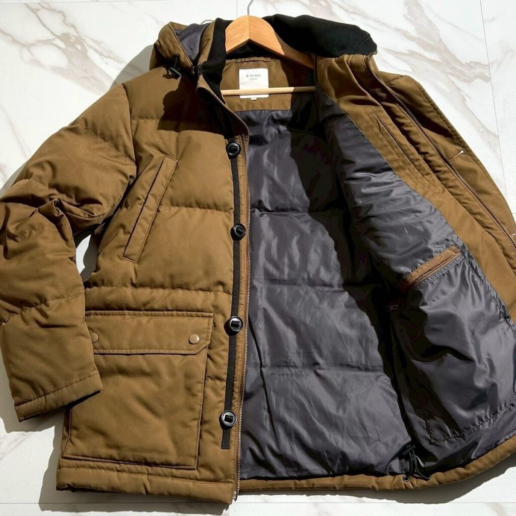 B MING by BEAMS ダウンジャケット フード着脱 メンズ
