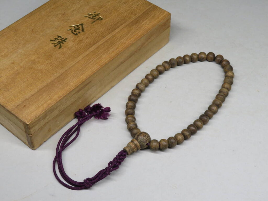 京都念珠屋 高級沈香御念珠 白檀 沈香 伽羅