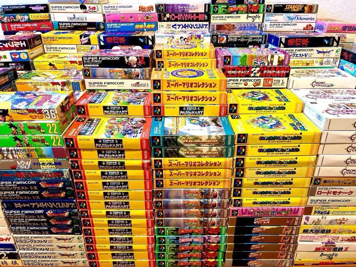 スーパーファミコン ソフト 大量604本 箱付き