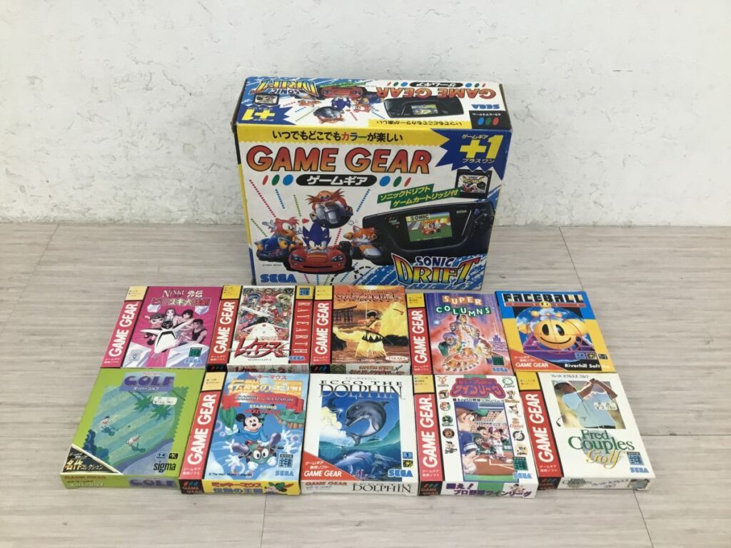 SEGA GAME GEAR ゲームギア 本体 ソフト付き