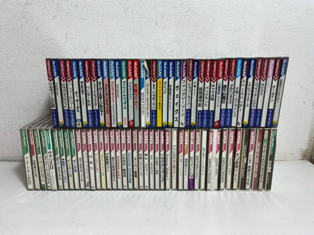 PCエンジン HuCARD SUPER CD-ROM ソフト70点セット