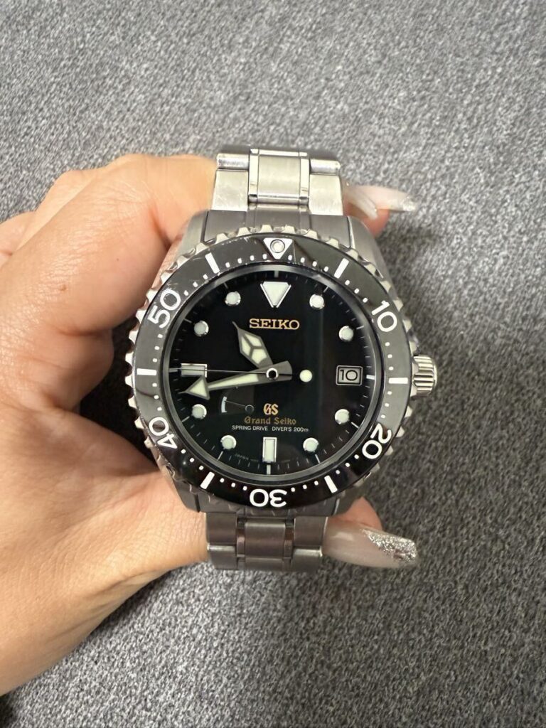 グランドセイコー スプリングドライブ チタン ダイバー