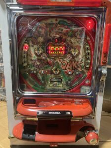名機 三星 オークス２ パチンコ実機 家庭用電源 レトロ パチンコ
