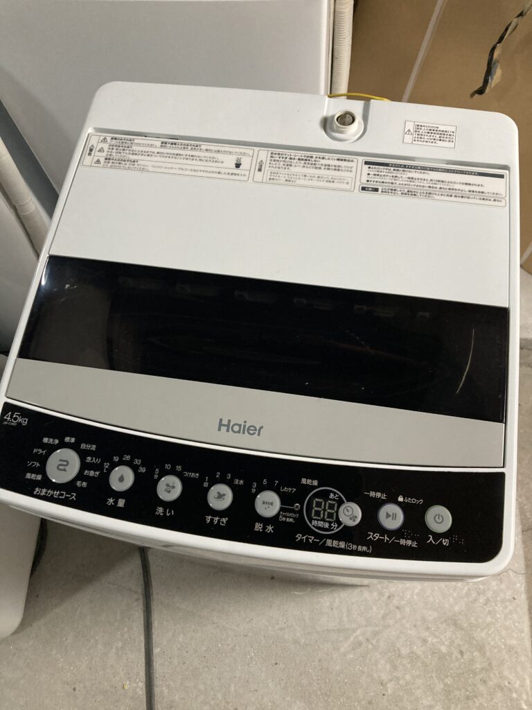 ハイアール 2020年製 4.5kg 洗濯機 中古品販売