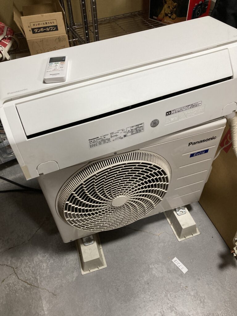 Panasonic 2024年製 2.2kw 6〜8畳 エアコン 中古品販売