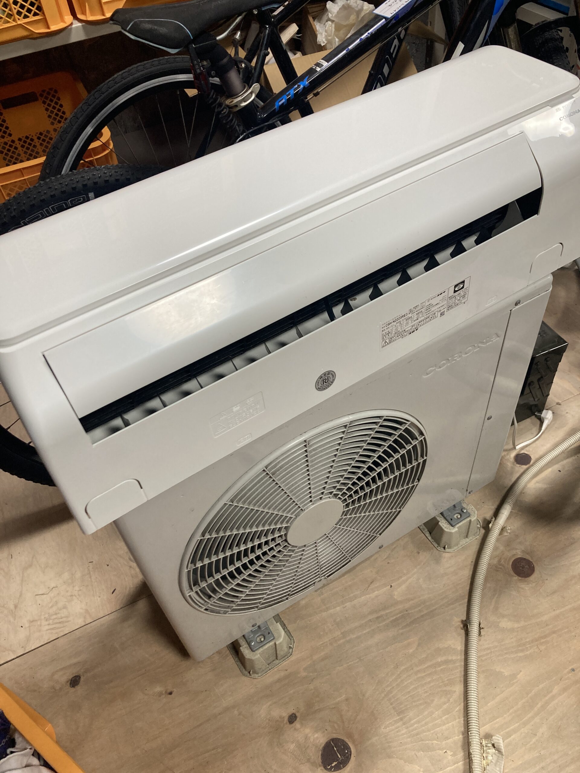 コロナ 2023年製 2.2kw 6〜8畳 エアコン 中古品販売