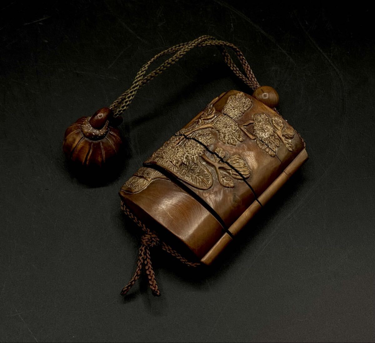 日升在銘 四段 印籠