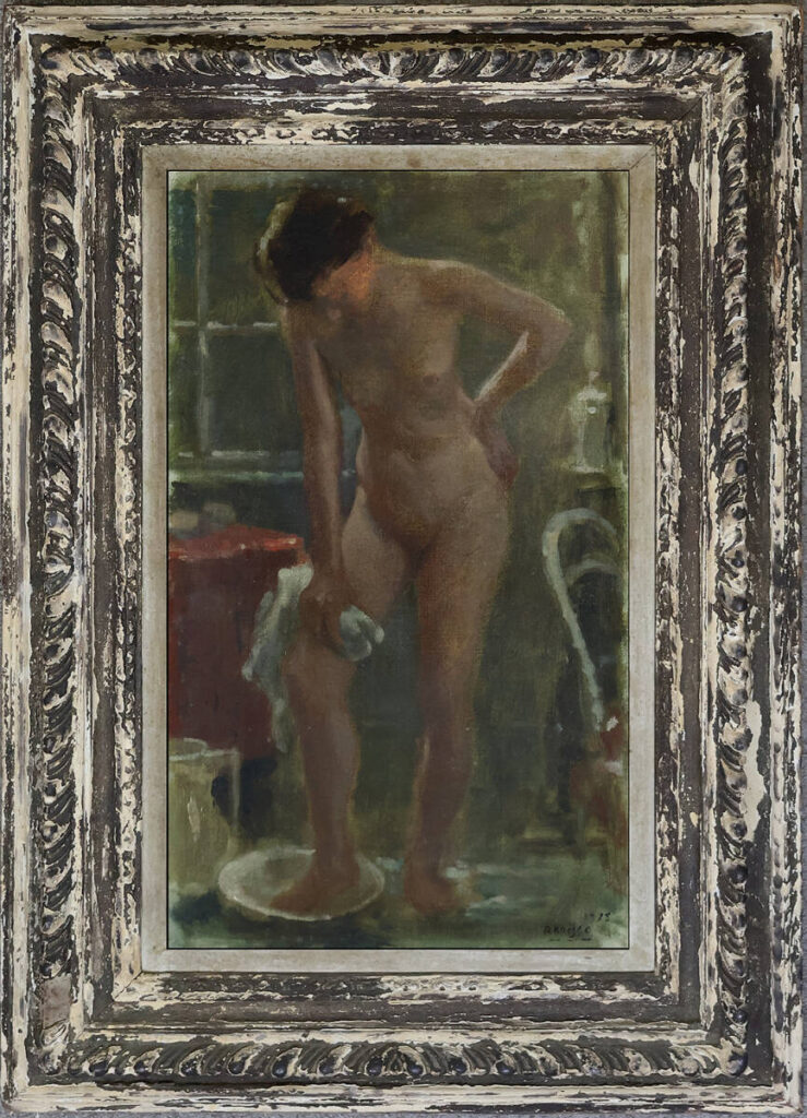 真作保証 小磯良平8号裸婦