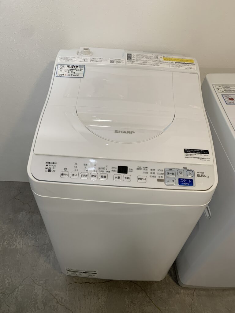 SHARP 2024年製　6.5kg 洗濯機 中古品販売