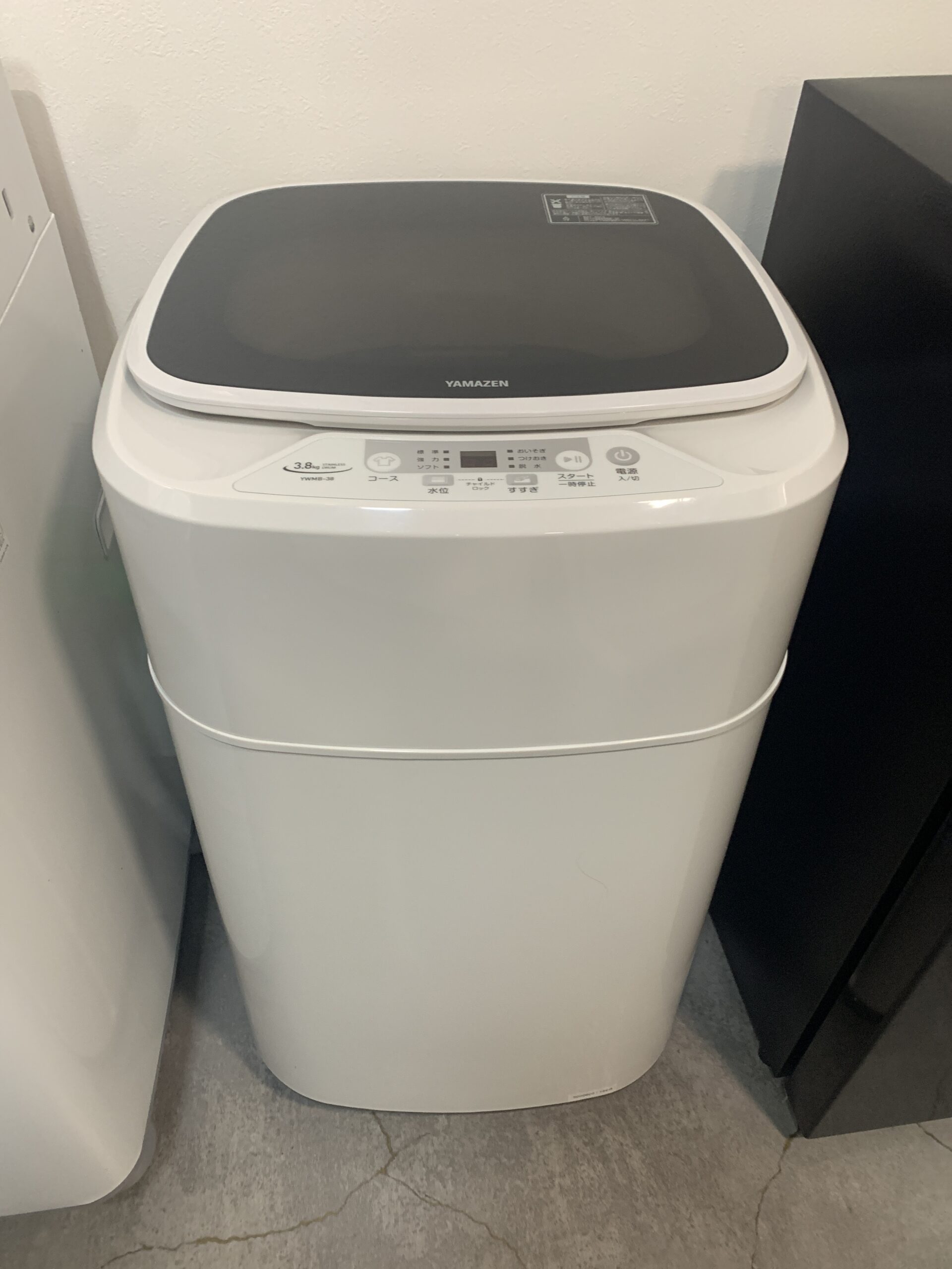 YAMAZEN 2025年製 3.8kg 洗濯機 中古品販売