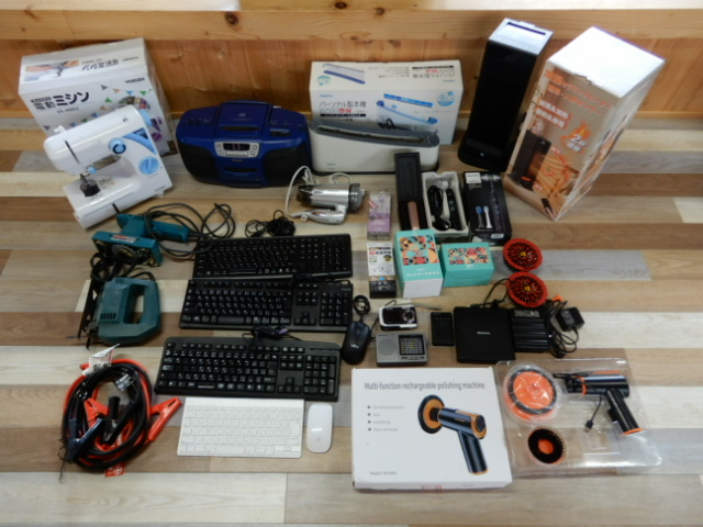 小家電 キーボード 工具 電動ミシン CDラジカセ