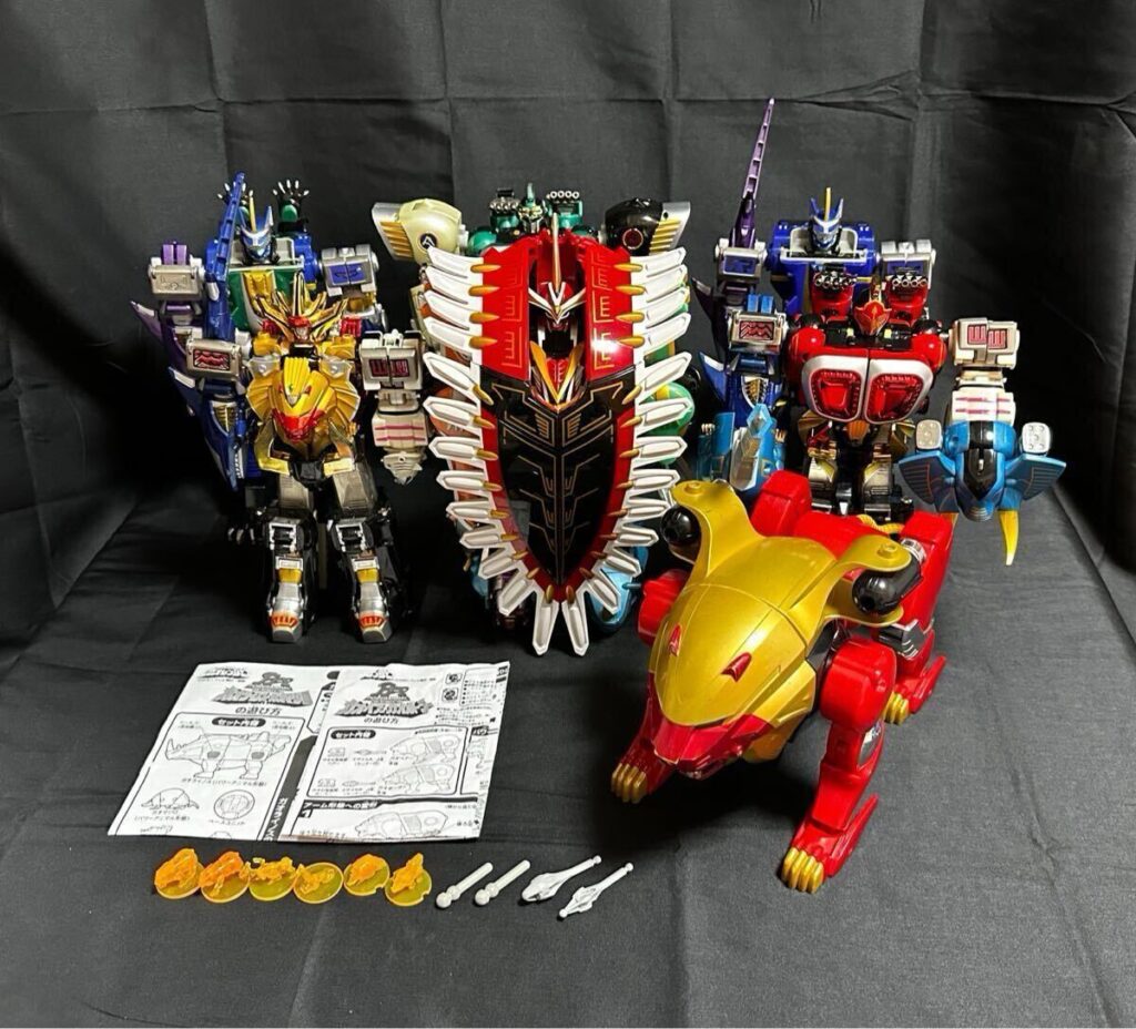 百獣戦隊ガオレンジャー DX超合金 ガオキング ガオイカロス ガオマッスル