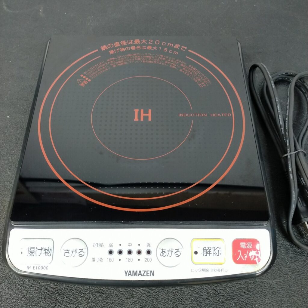 YAMAZEN IH調理器 IH-E1000G