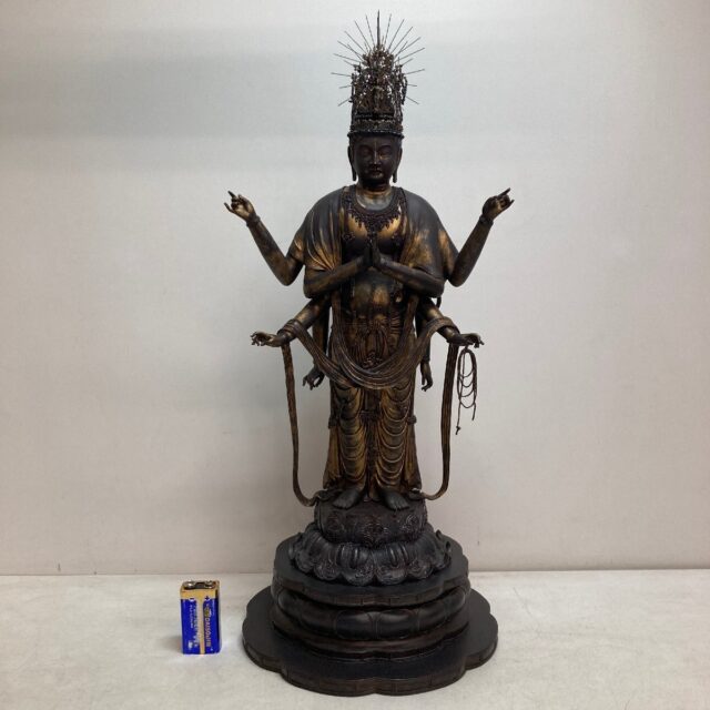 イスム Standard 不空羂索観音 仏像 高さ27cm