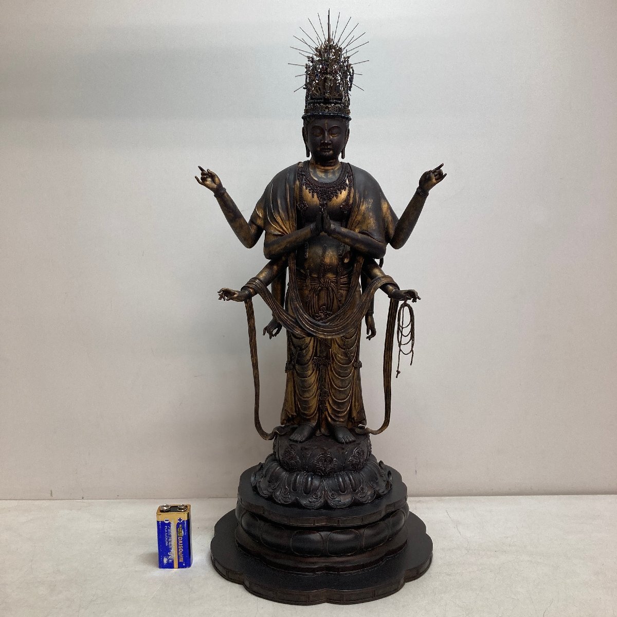 イスム Standard 不空羂索観音 仏像 高さ27cm