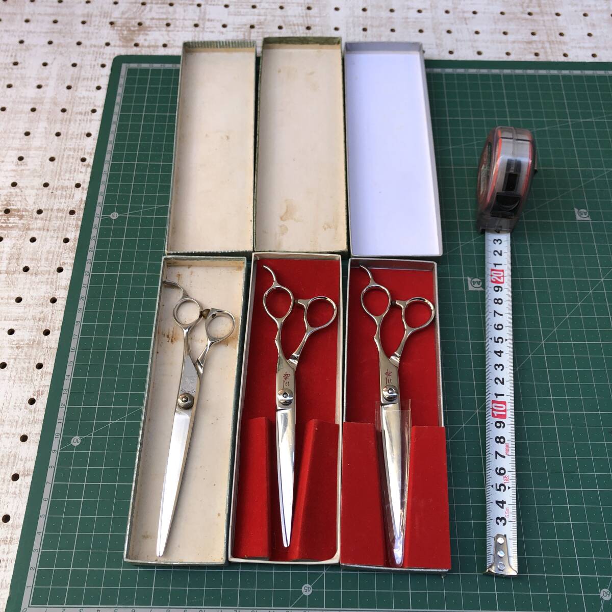 川本 OA-70 プロ用シザー 3本セット