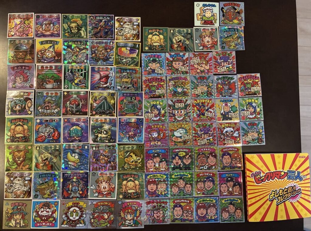 ビックリマンシール バグ悪魔VSギガ天使 よしもと芸人シール