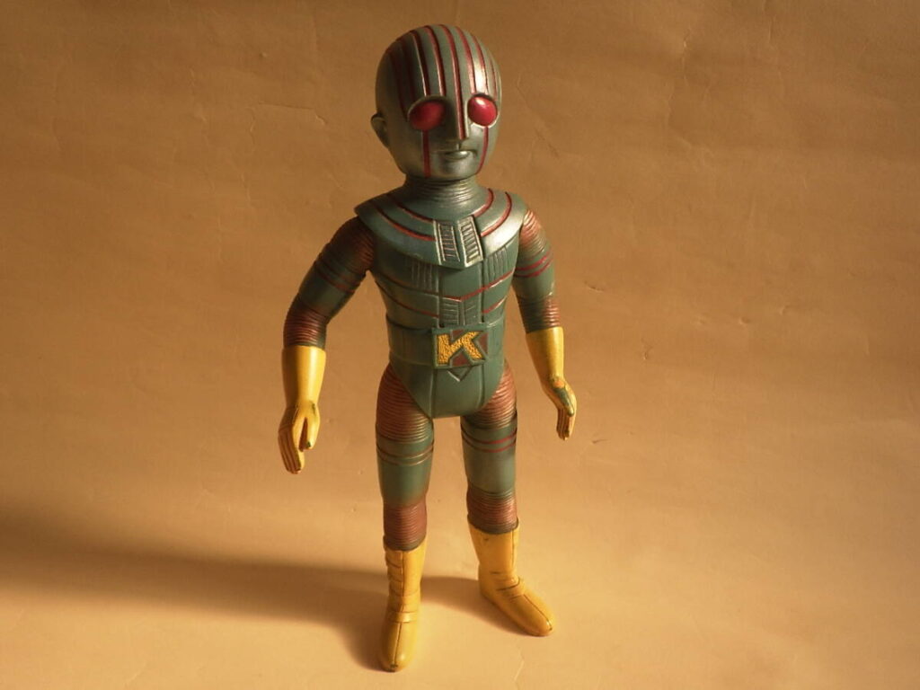 バンダイ ロボット刑事 K ソフビ 27cm 1973年