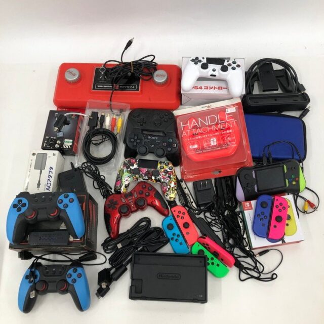 Nintendo/SONY テレビゲーム コントローラー アクセサリ まとめ売り