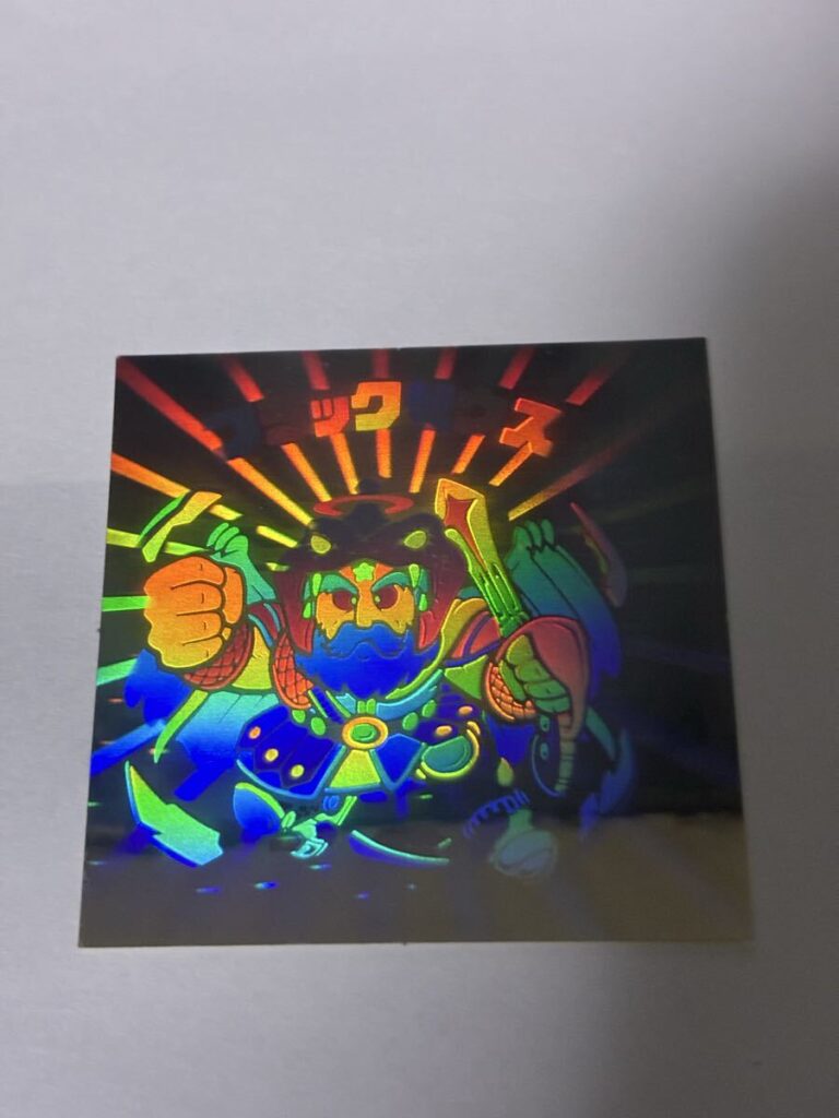 旧ビックリマン6弾 ブラックゼウス ホロ 完品級