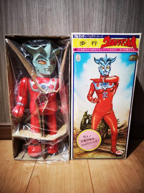 ブルマァク ウルトラマンレオ 電動歩行ロボット ブリキ