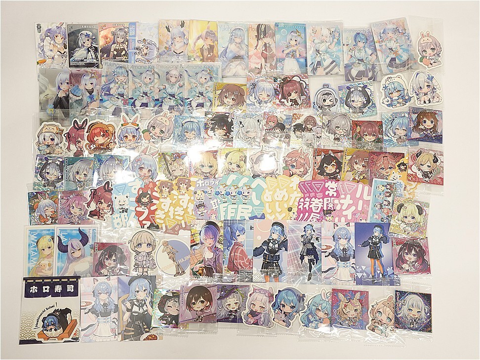 ホロライブ デフォルメコレクションシール ステッカー カード 100点セット