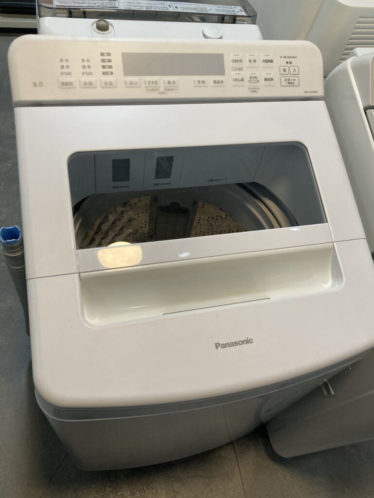 Panasonic 2024年製 8.0kg 洗濯機 中古品販売