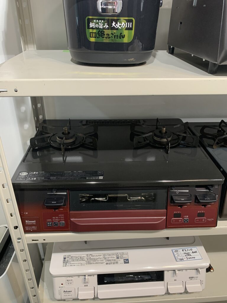 リンナイ　2021年製　都市ガス　ガスコンロ 中古品販売