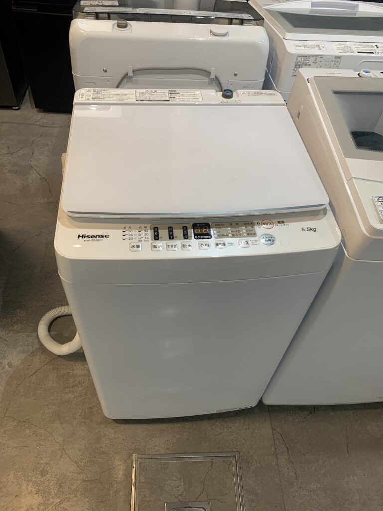 Hisense 2024年製　5.5kg 洗濯機 中古品販売