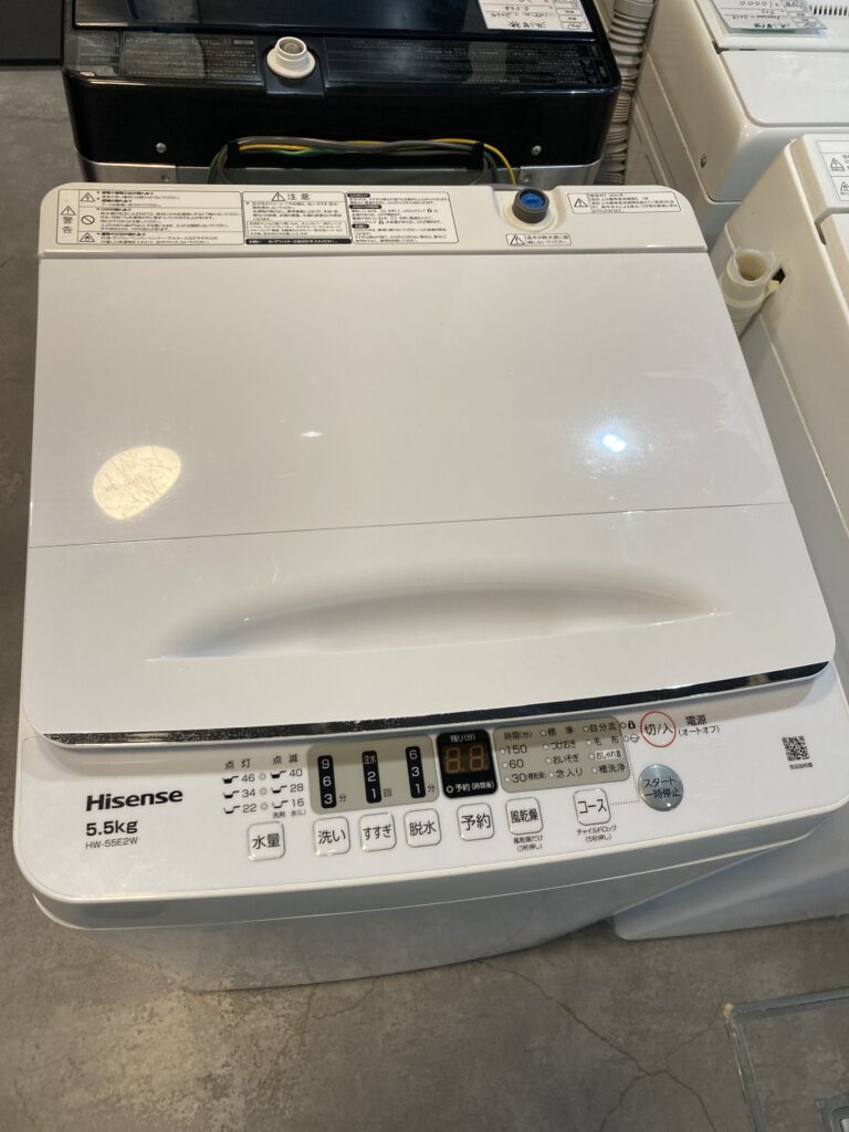 ハイセンス 2023年製 5.5kg 洗濯機 中古品販売