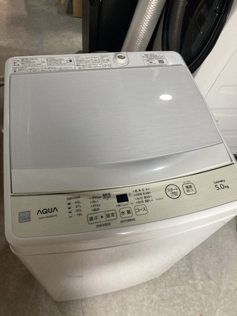 AQUA 2021年製 5.0kg 洗濯機 中古品販売