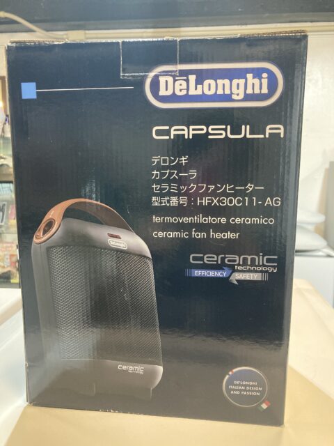 デロンギ カプスーラ セラミックファンヒーター 中古品販売