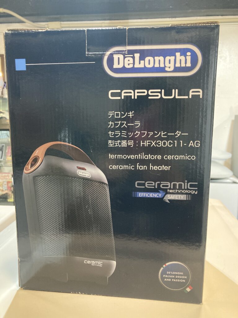 デロンギ カプスーラ セラミックファンヒーター 中古品販売