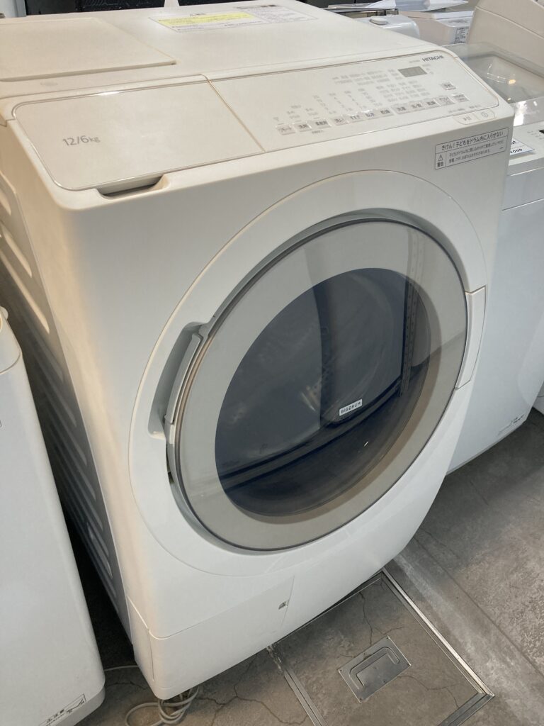 HITACHI 2024年製 12kg ドラム式洗濯機 中古品販売