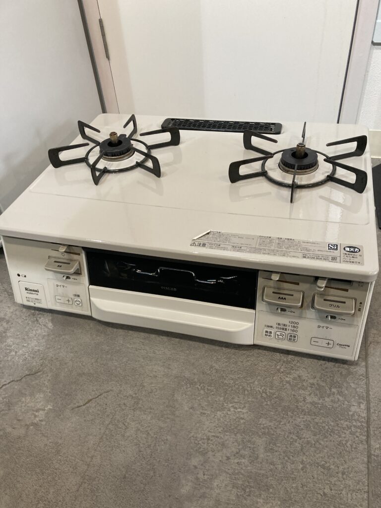 リンナイ 2021年製 ガスコンロ 都市ガス 中古品販売