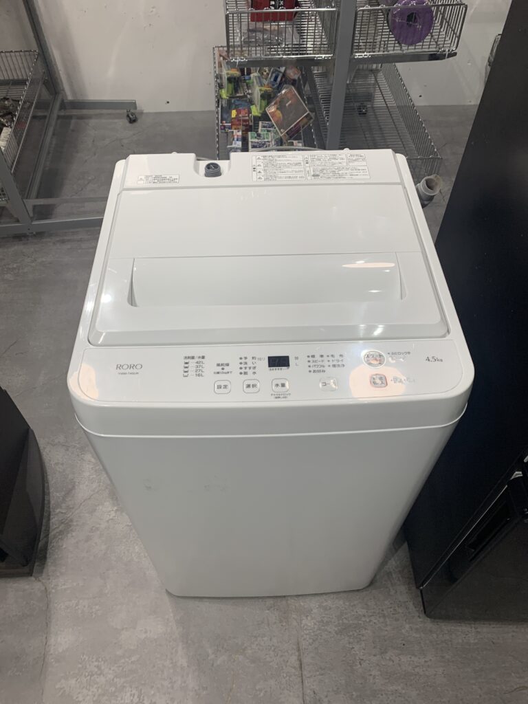 RORO 2023年製　4.5kg 洗濯機 中古品販売