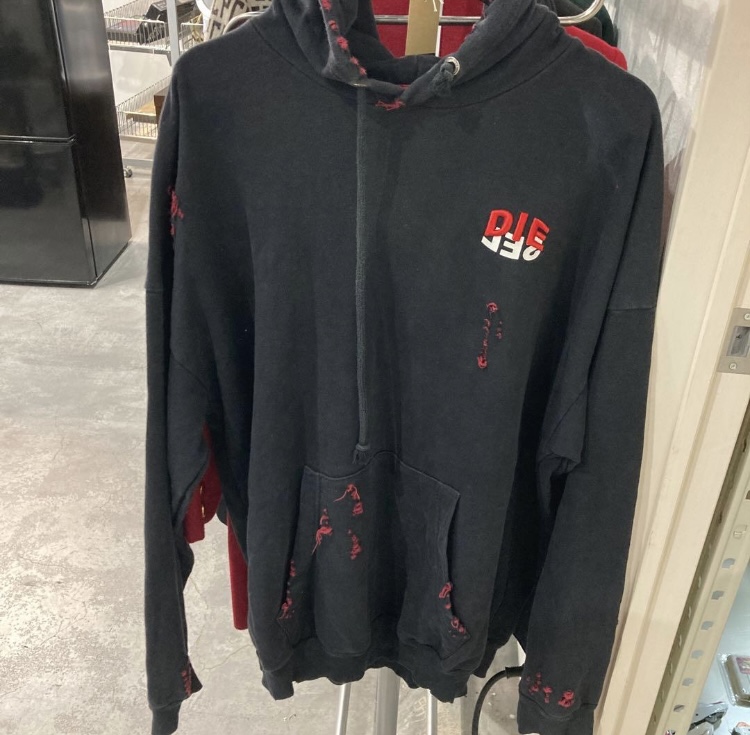 DIESEL ダメージ加工 パーカー 中古品販売