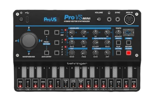 ポータブル・ミニ鍵盤シンセサイザー