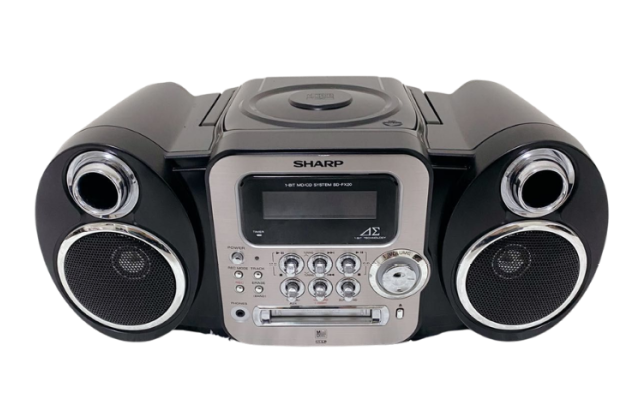 MDプレーヤー一体型ラジカセ