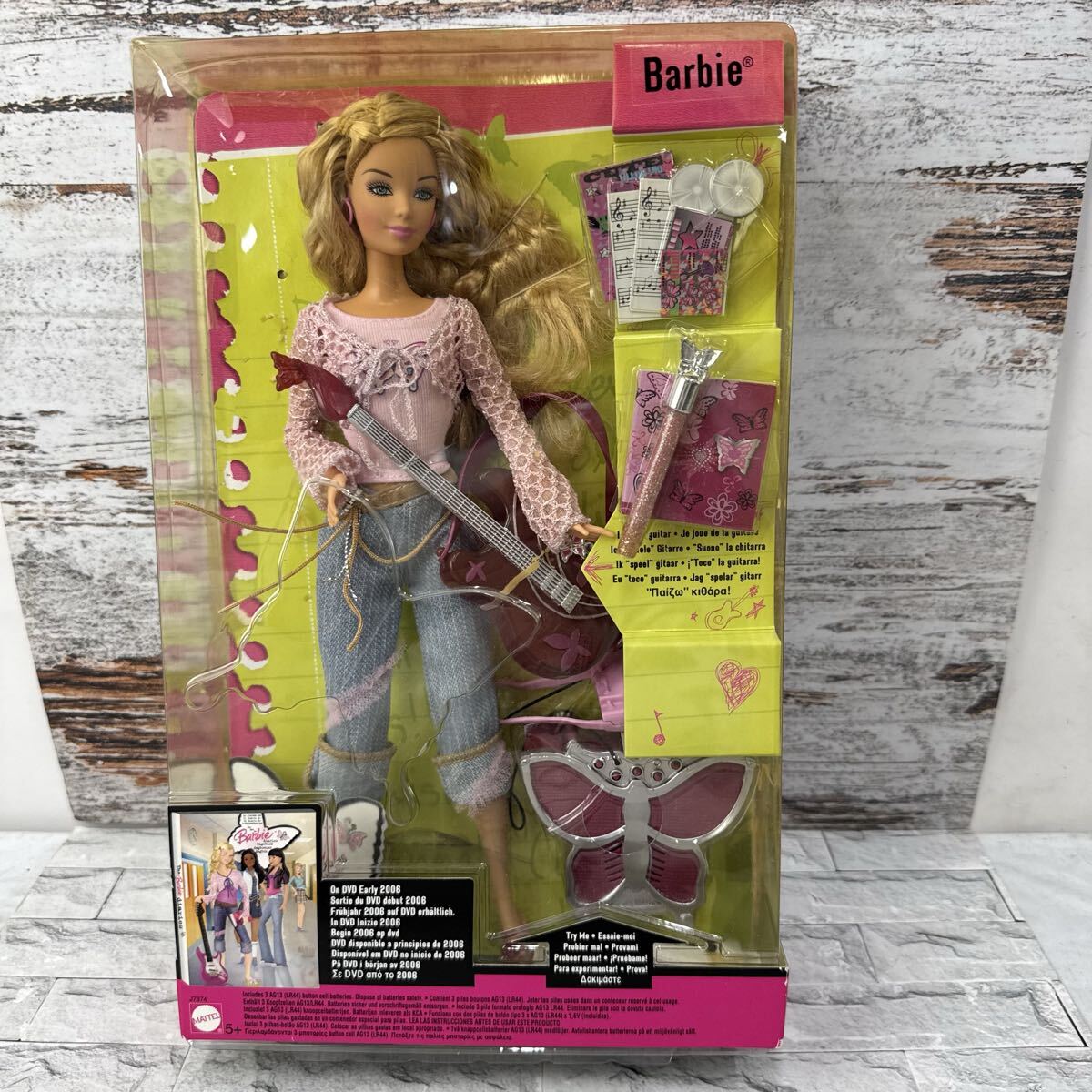 MATTEL BARBIE 2006 ギター ベース バービー人形